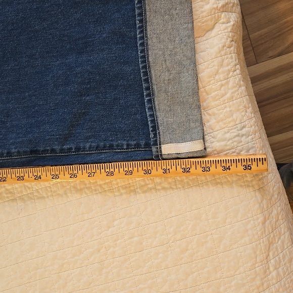 Paige Sasha 32 Wide Cuff Ladies High Rise 23 Medium Wash EUC - Picture 13 of 14